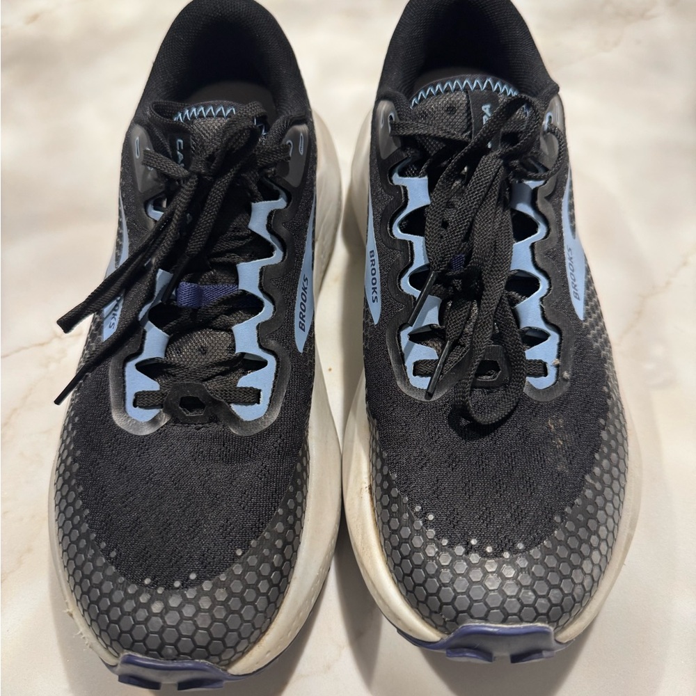 Black and Gray Athletic Shoes
